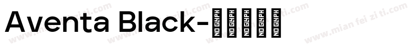 Aventa Black字体转换